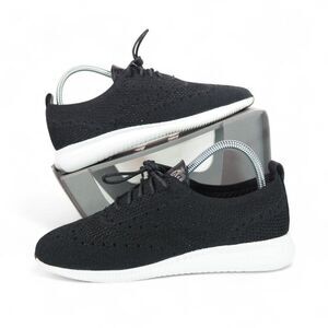 Cole Haan 2 ZeroGrand Stritchlite Knit Oxfords Women's 5B Black White W11511